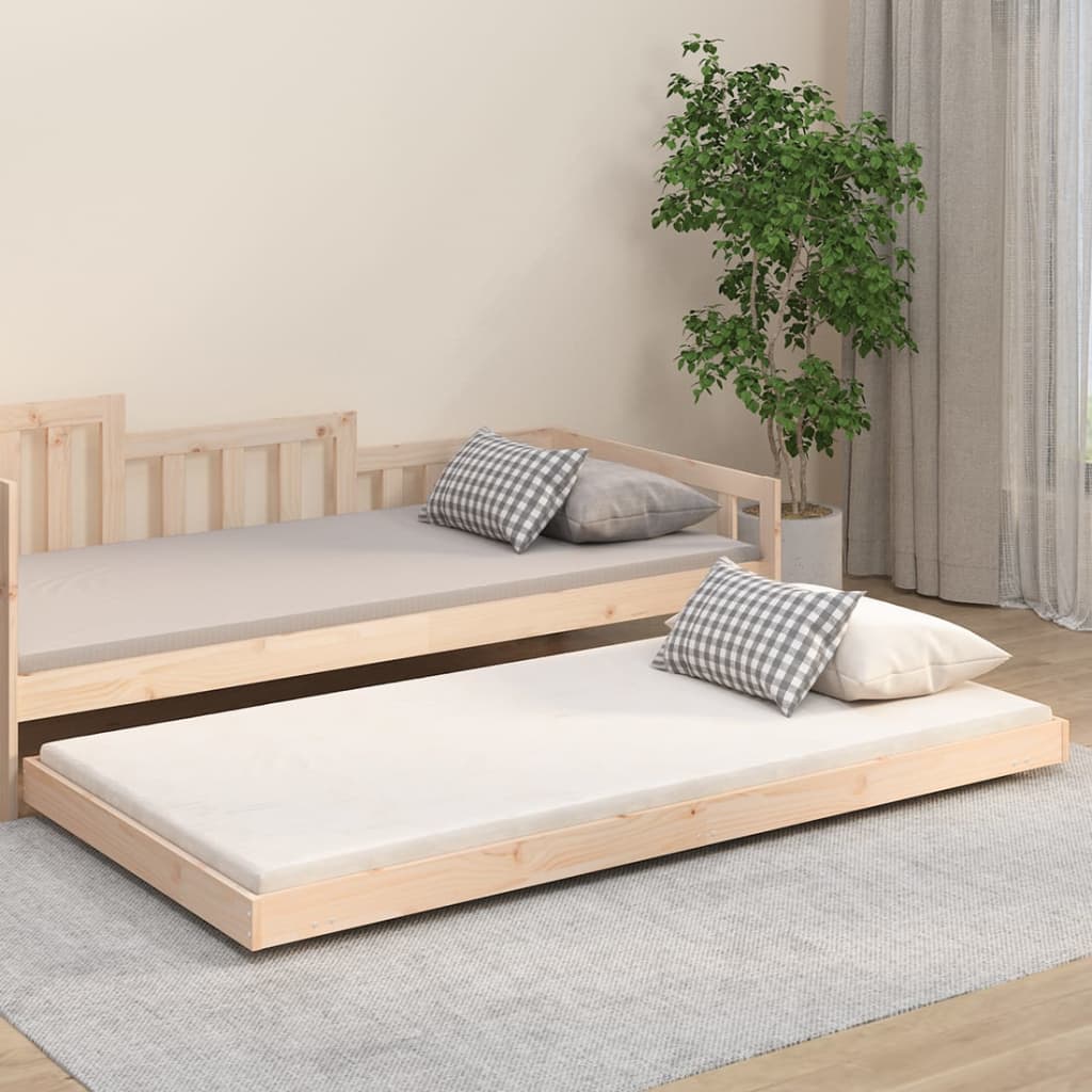 Bedframe 90x200cm Solid Wood Pine - Discount Dealers