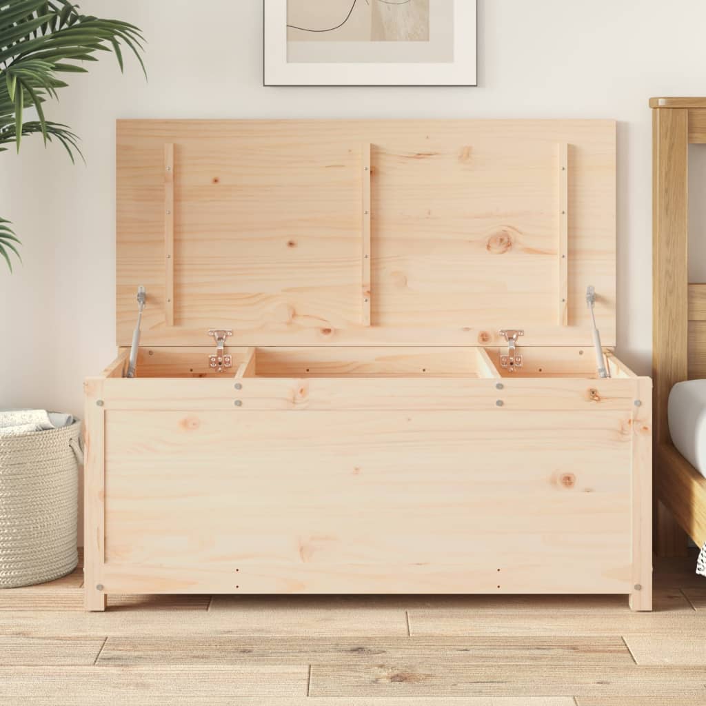 Storage Box 110x50x45.5 cm Solid Wood Pine - Direct Imports