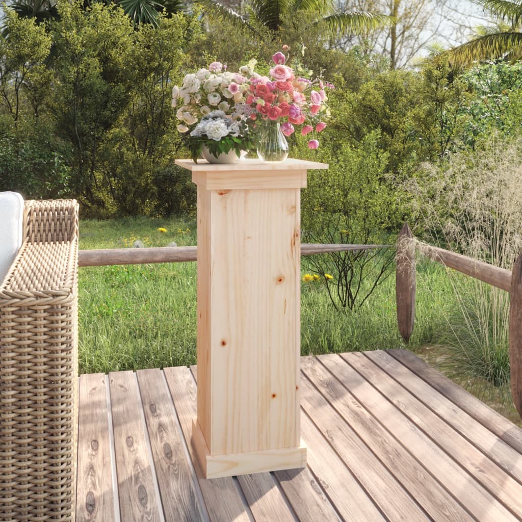 Flower Stand 40x40x90 cm Solid Wood Pine - R and M Furniture