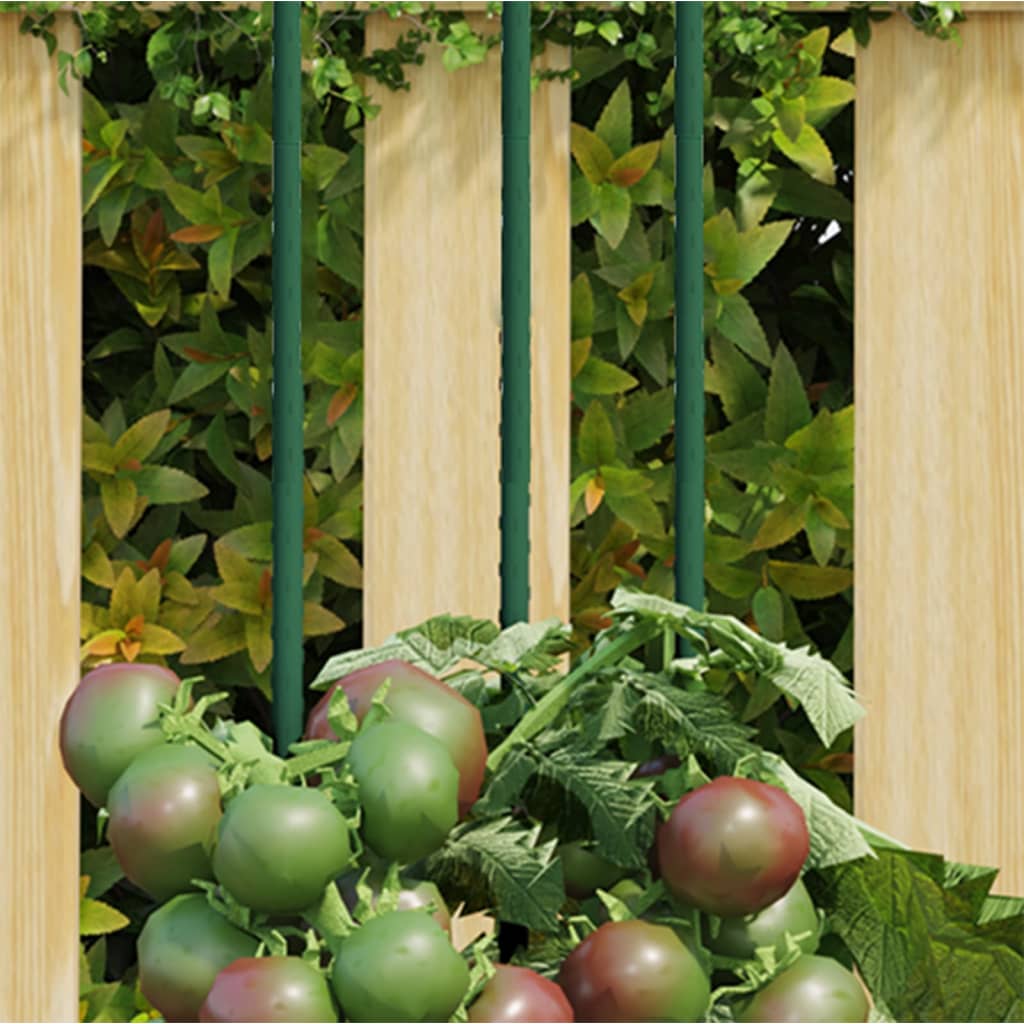 Garden Plant Stakes 30 pcs Green 180 cm Steel - Merlin Deals
