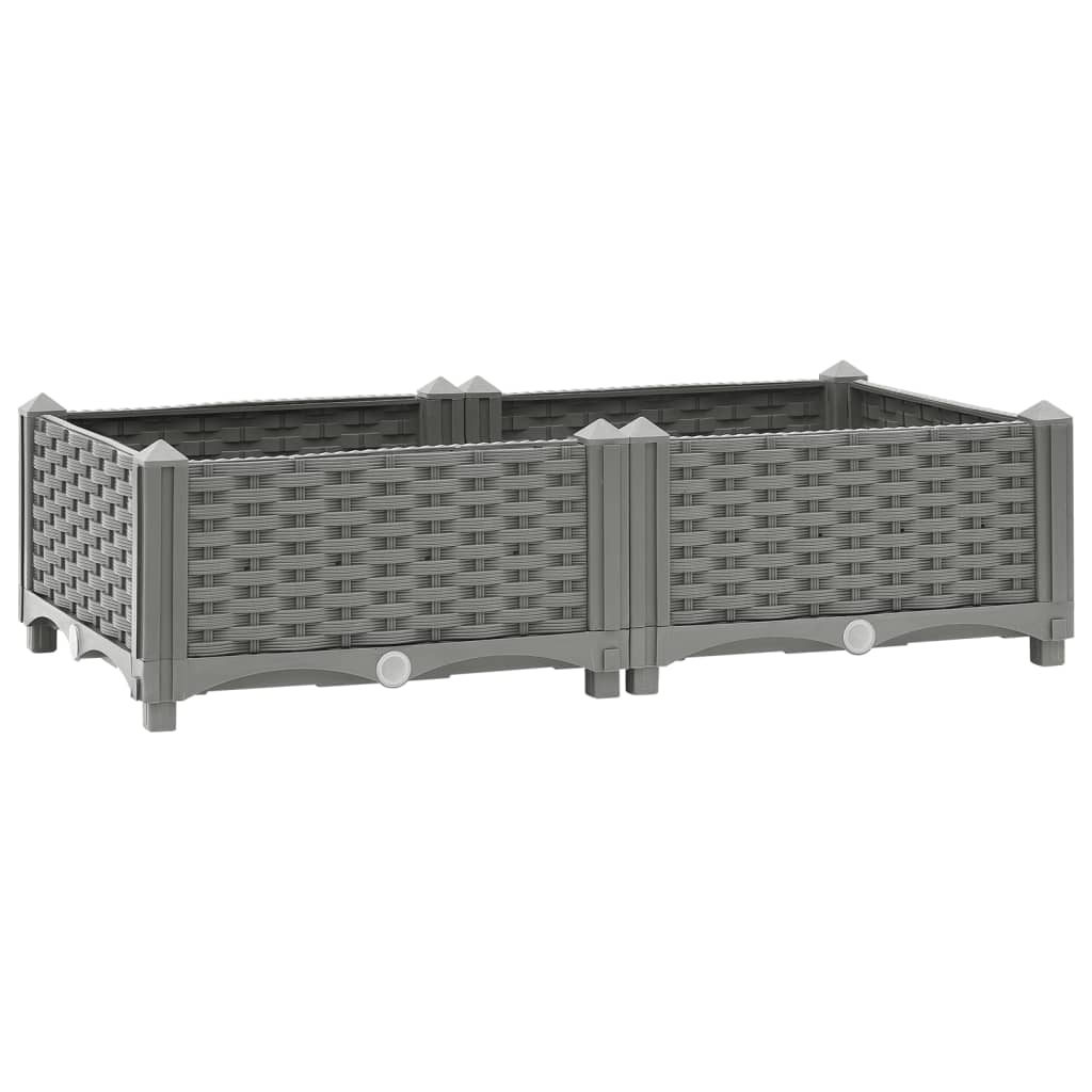 Raised Bed 80x40x23 cm Polypropylene - Unbeatable Bargains