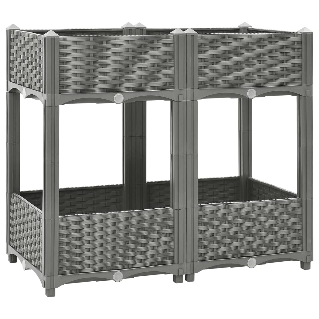 Raised Bed 80x40x71 cm Polypropylene - Brittle & Co