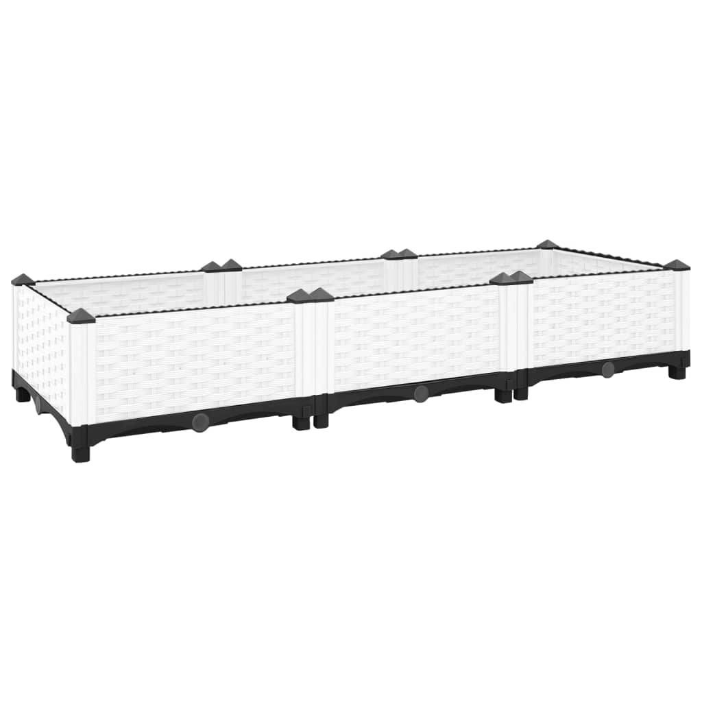 Raised Bed 120x40x23 cm Polypropylene - Millennium Furniture