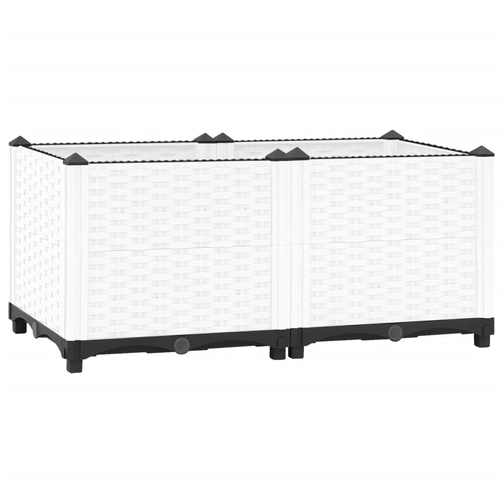 Raised Bed 80x40x38 cm Polypropylene - The Home Maker