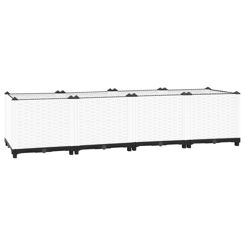 Raised Bed 160x40x38 cm Polypropylene - Sid & Sam