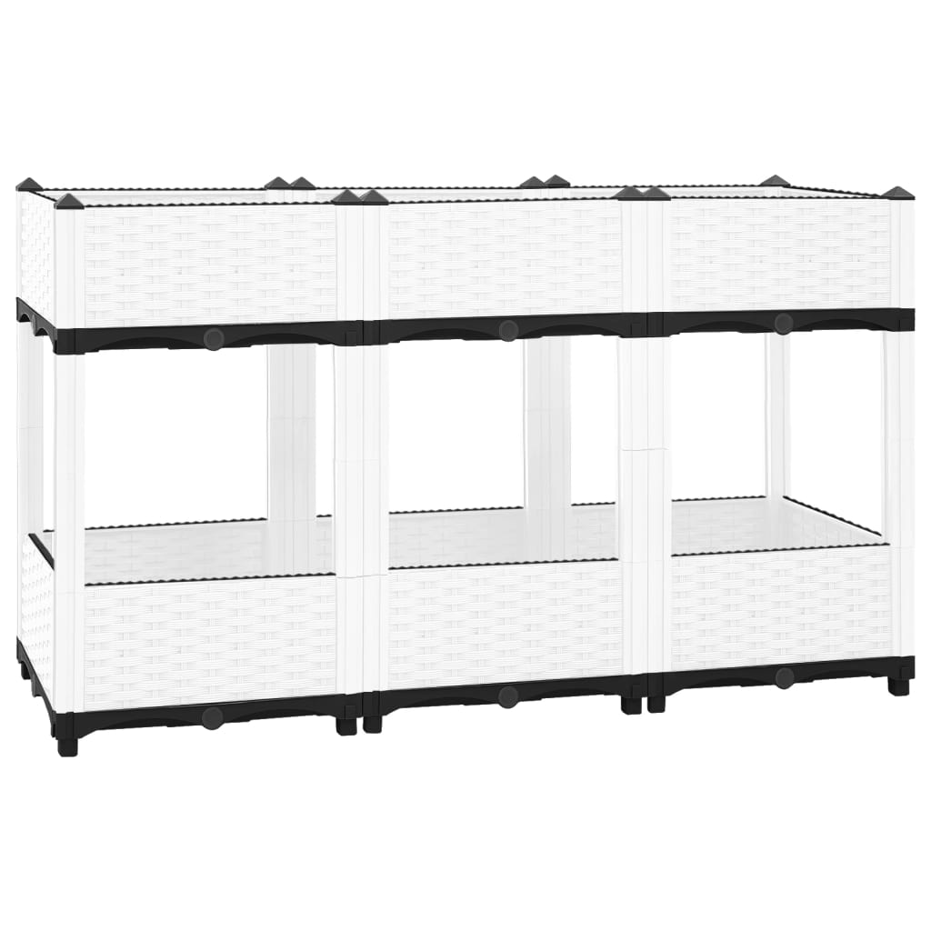 Raised Bed 120x40x71 cm Polypropylene - The Home Maker