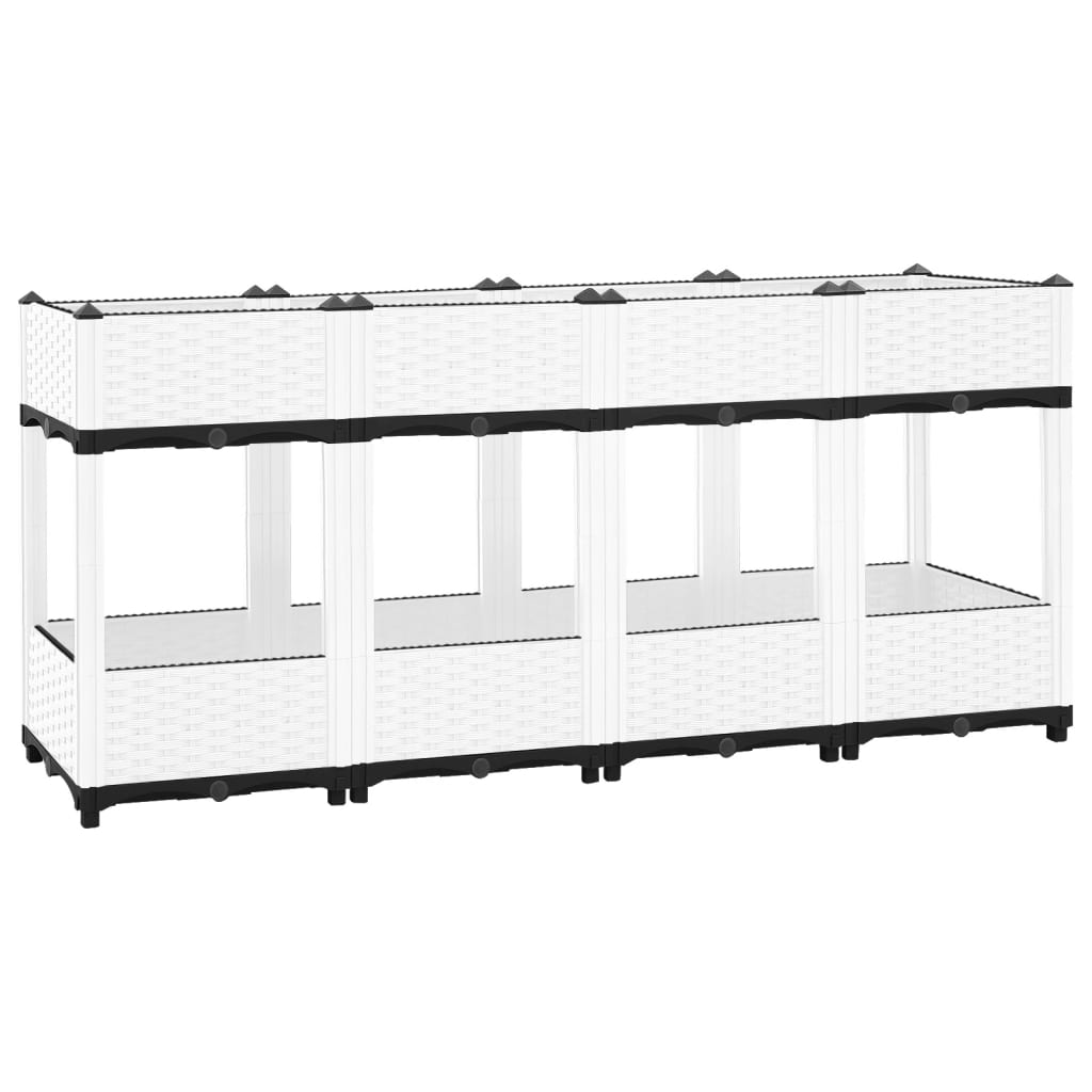 Raised Bed 160x40x71 cm Polypropylene - Sid & Sam