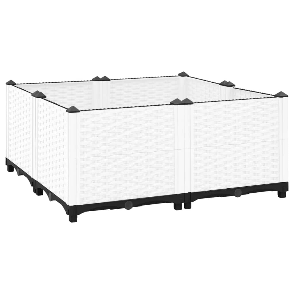 Raised Bed 80x80x38 cm Polypropylene - Casper Homes