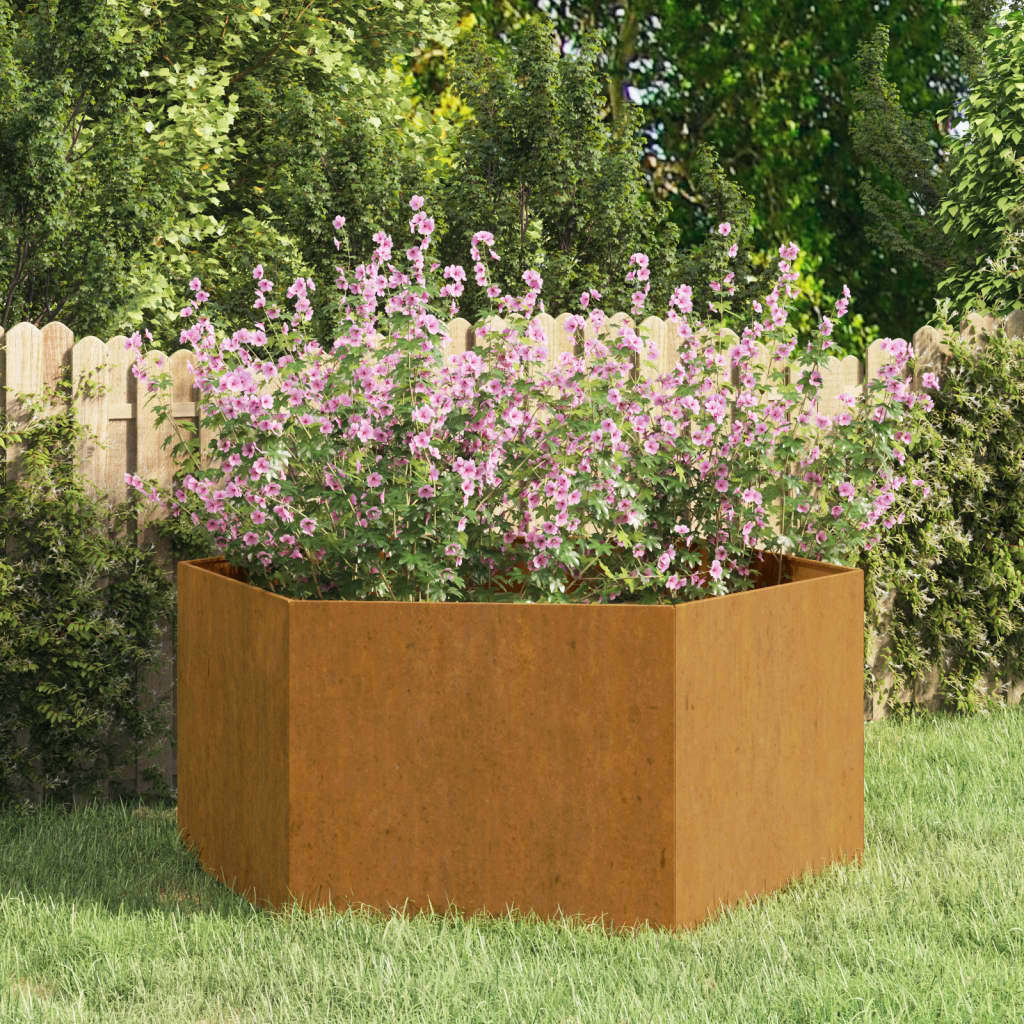 Planter Rusty 90x90x45 cm Corten Steel - All Things Good