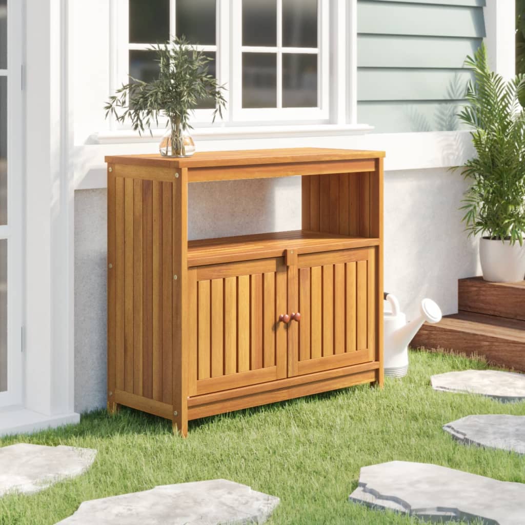 Garden Console Table 80x35x75 cm Solid Wood Acacia - Tyrell & Tyrell