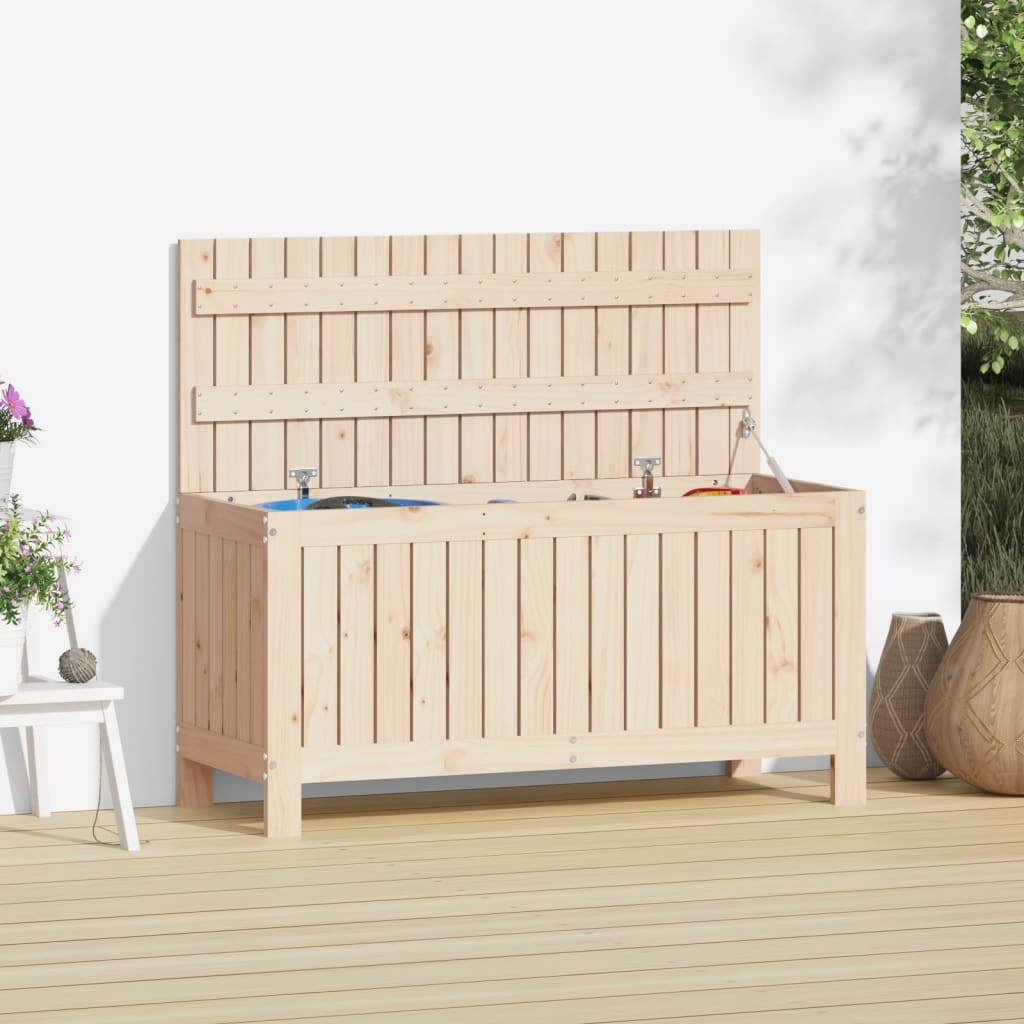 Garden Storage Box 108x42.5x54 cm Solid Wood Pine - Style and Chic
