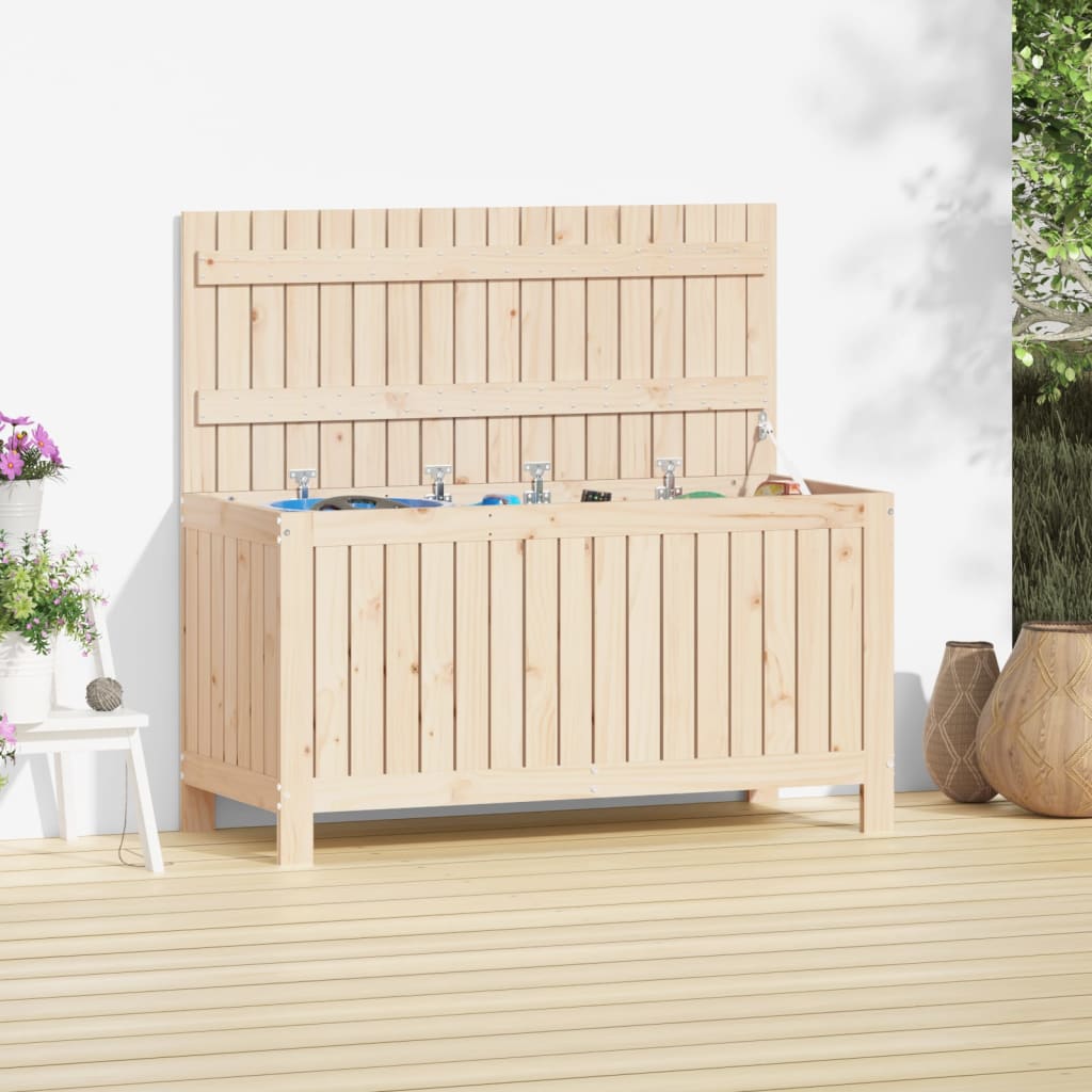Garden Storage Box 115x49x60 cm Solid Wood Pine - Sid & Sam