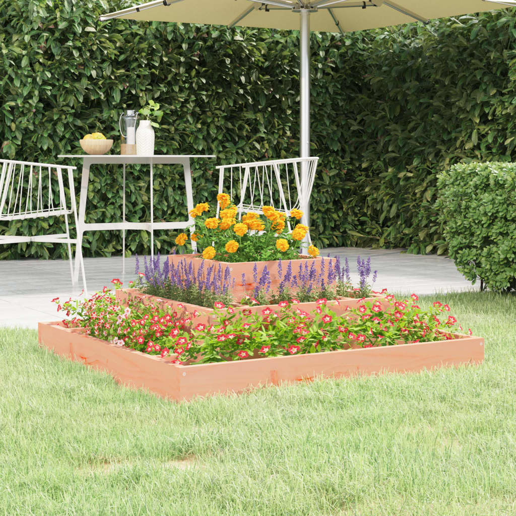 Planter 80x80x27 cm Solid Wood Douglas - Sid & Sam