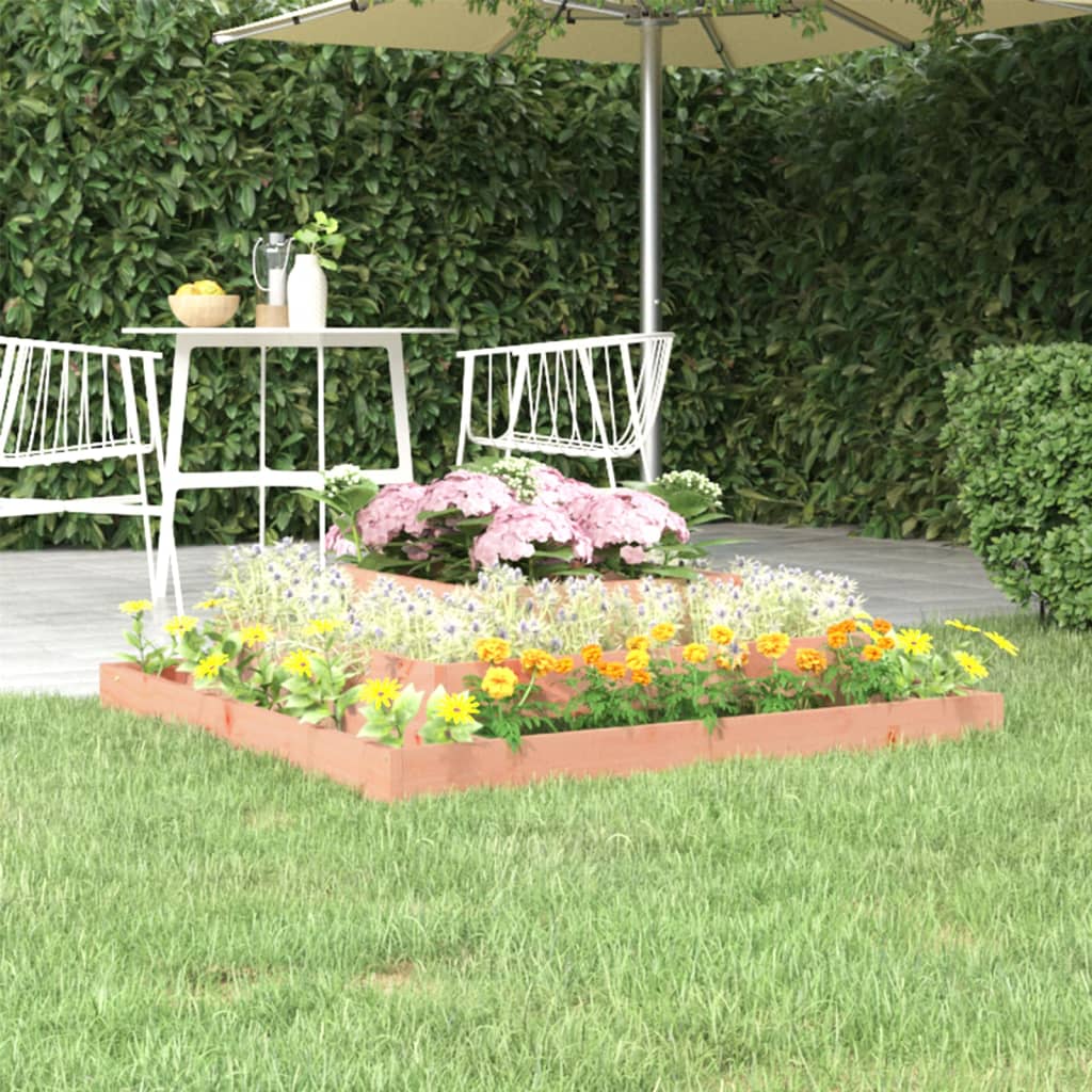 Planter 110x110x27 cm Solid Wood Douglas - Sid & Sam