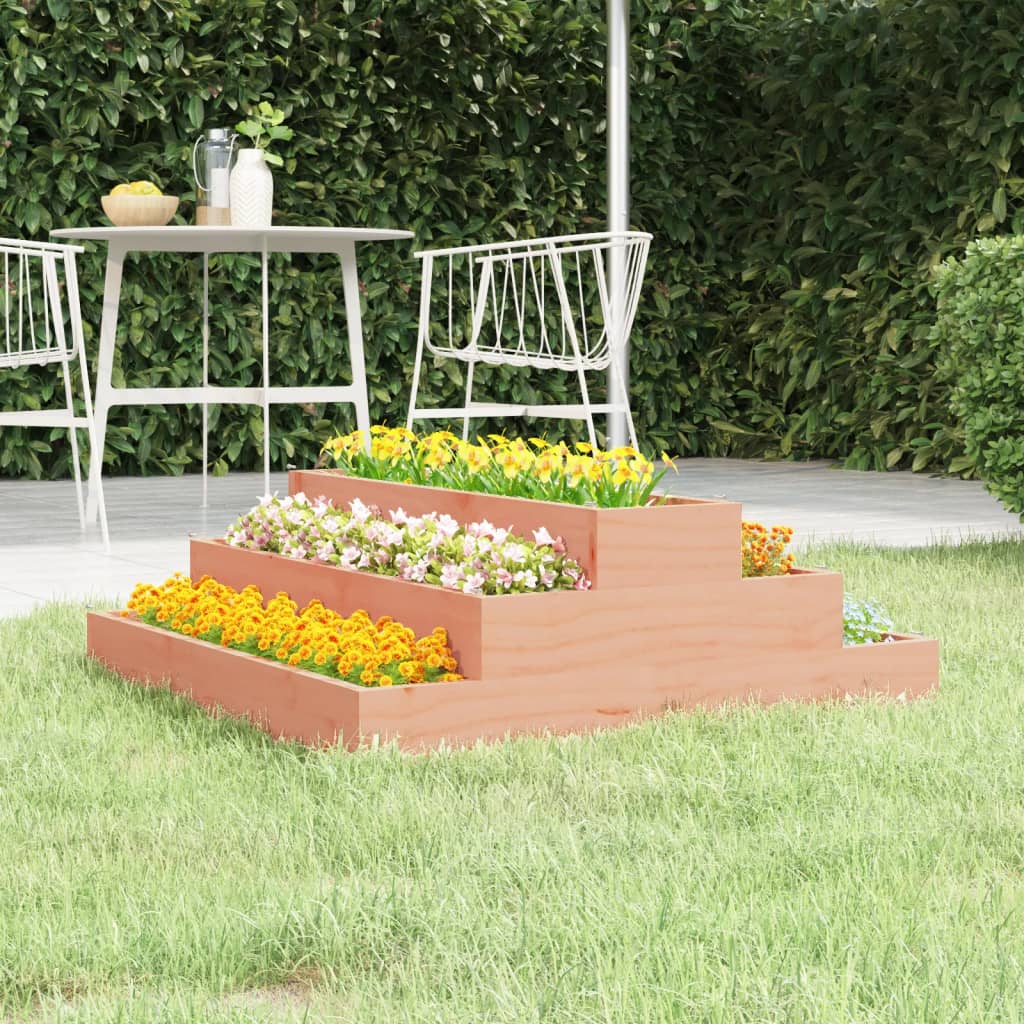 Planter 80x80x27 cm Solid Wood Douglas - Sid & Sam