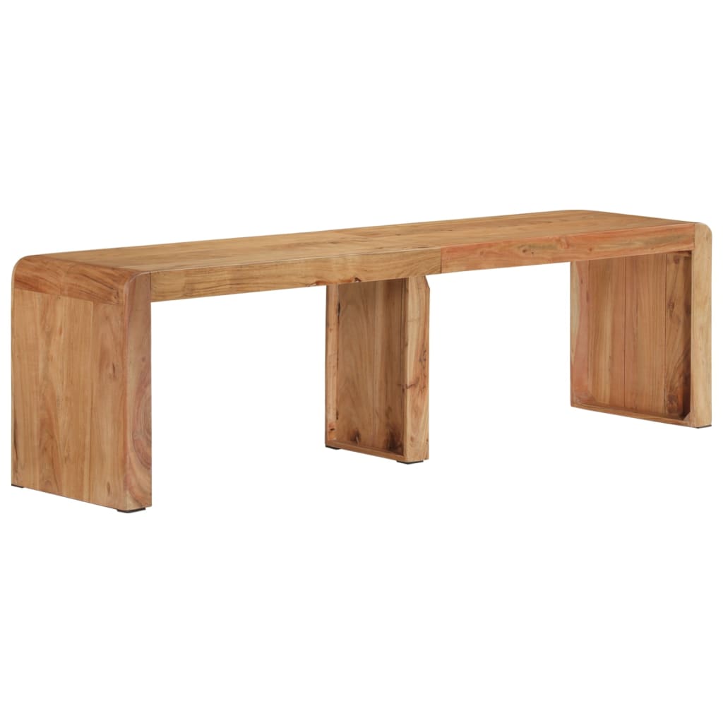 Bench 160x38x45 cm Solid Wood Acacia - Merkel Designers