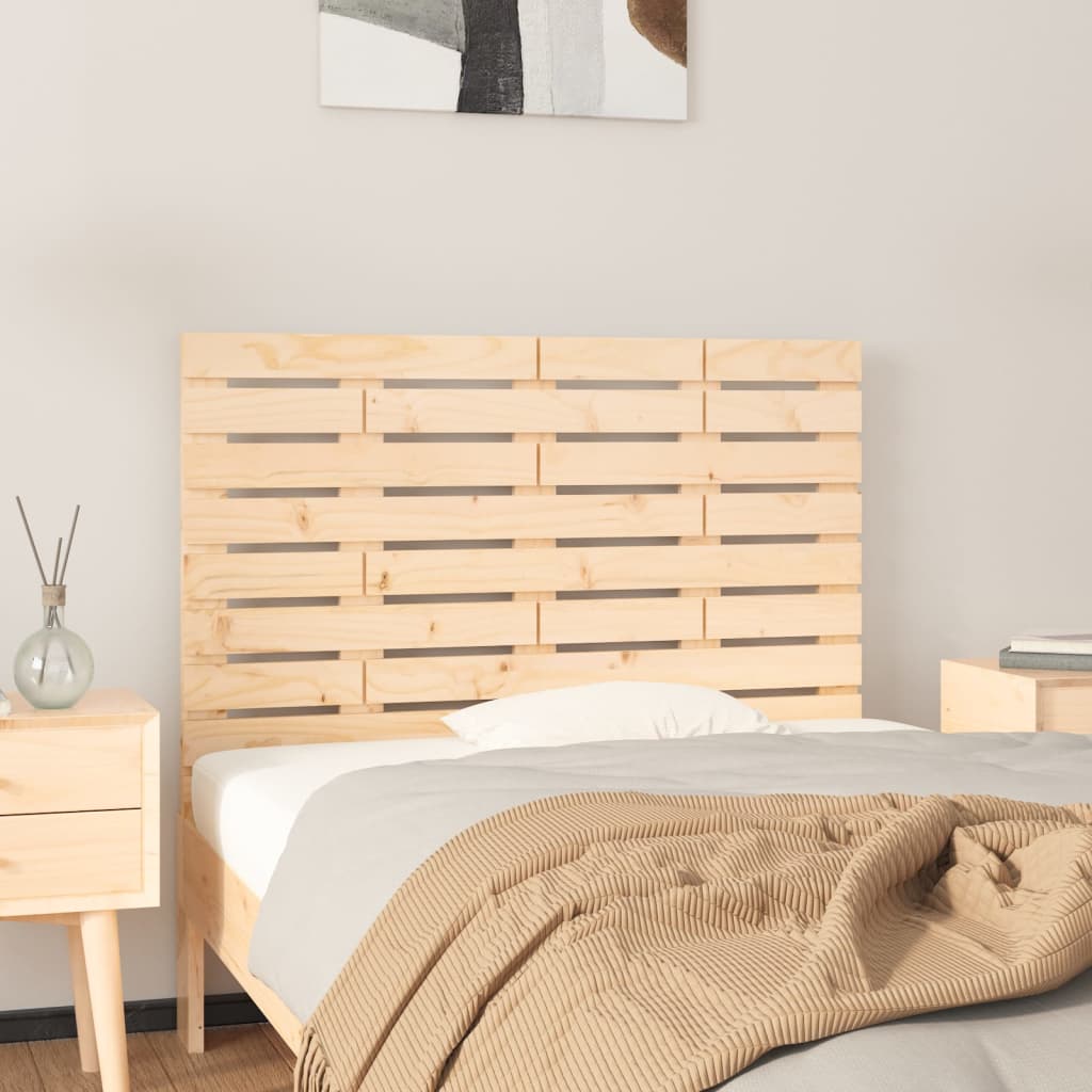 Wall Headboard 81x3x63cm Solid Wood Pine - Casper Homes