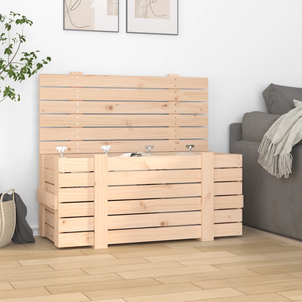 Storage Box 91x40.5x42 cm Solid Wood Pine - Tyrell & Tyrell