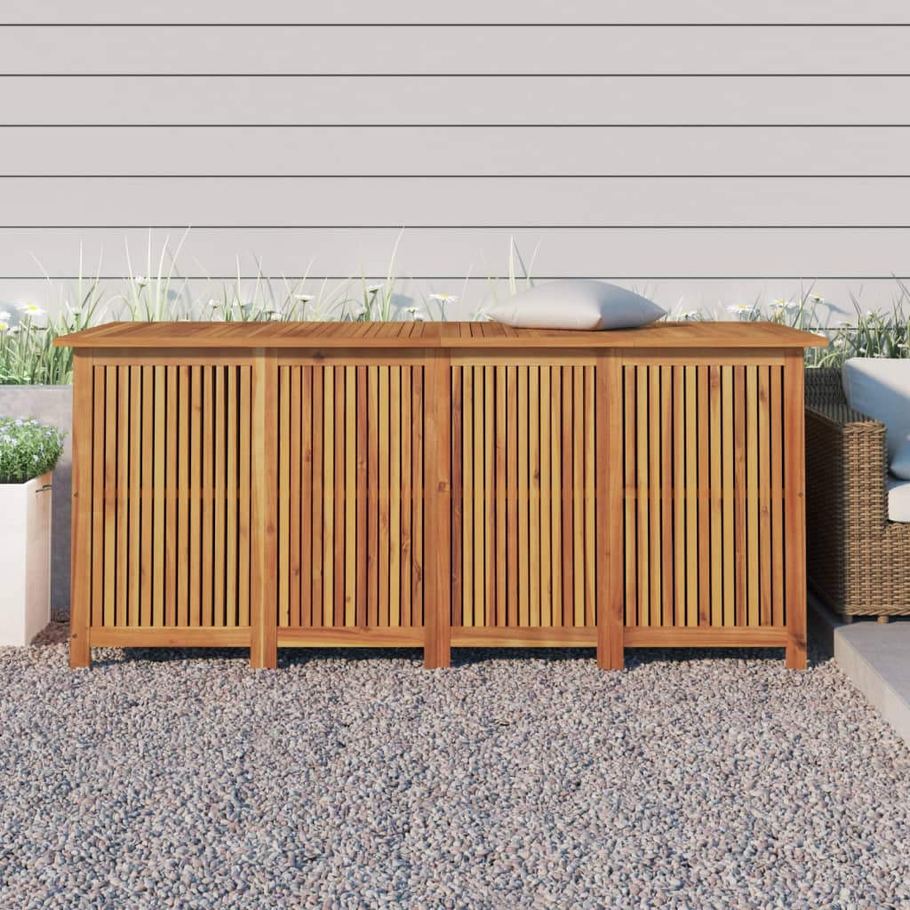 Garden Storage Box 175x80x75 cm Solid Wood Acacia - Millennium Furniture