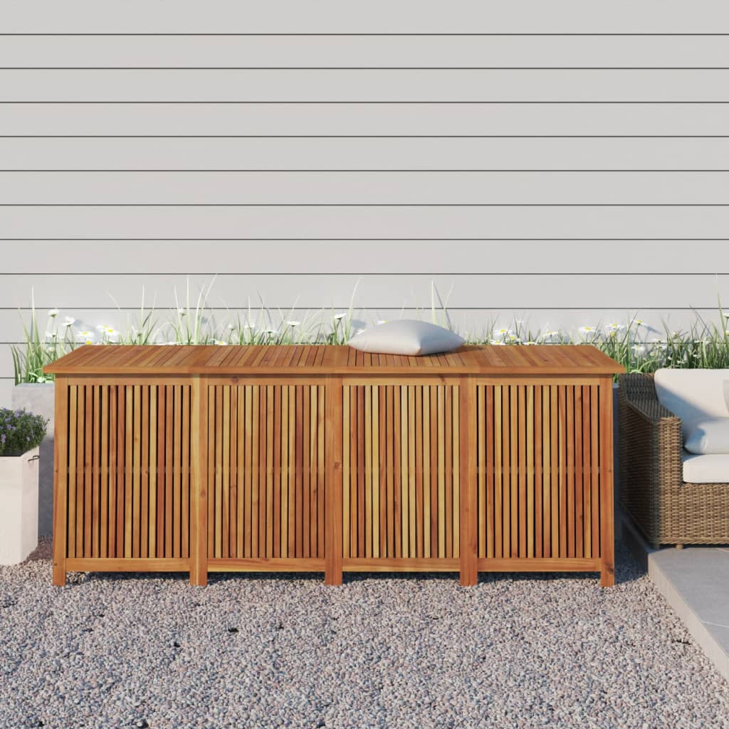 Garden Storage Box 200x80x75 cm Solid Wood Acacia - Style and Chic