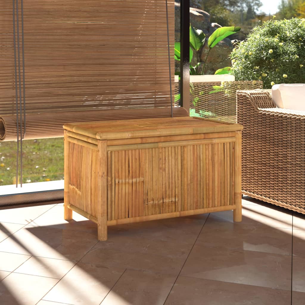 Garden Storage Box 90x52x55cm Bamboo - Sid & Sam