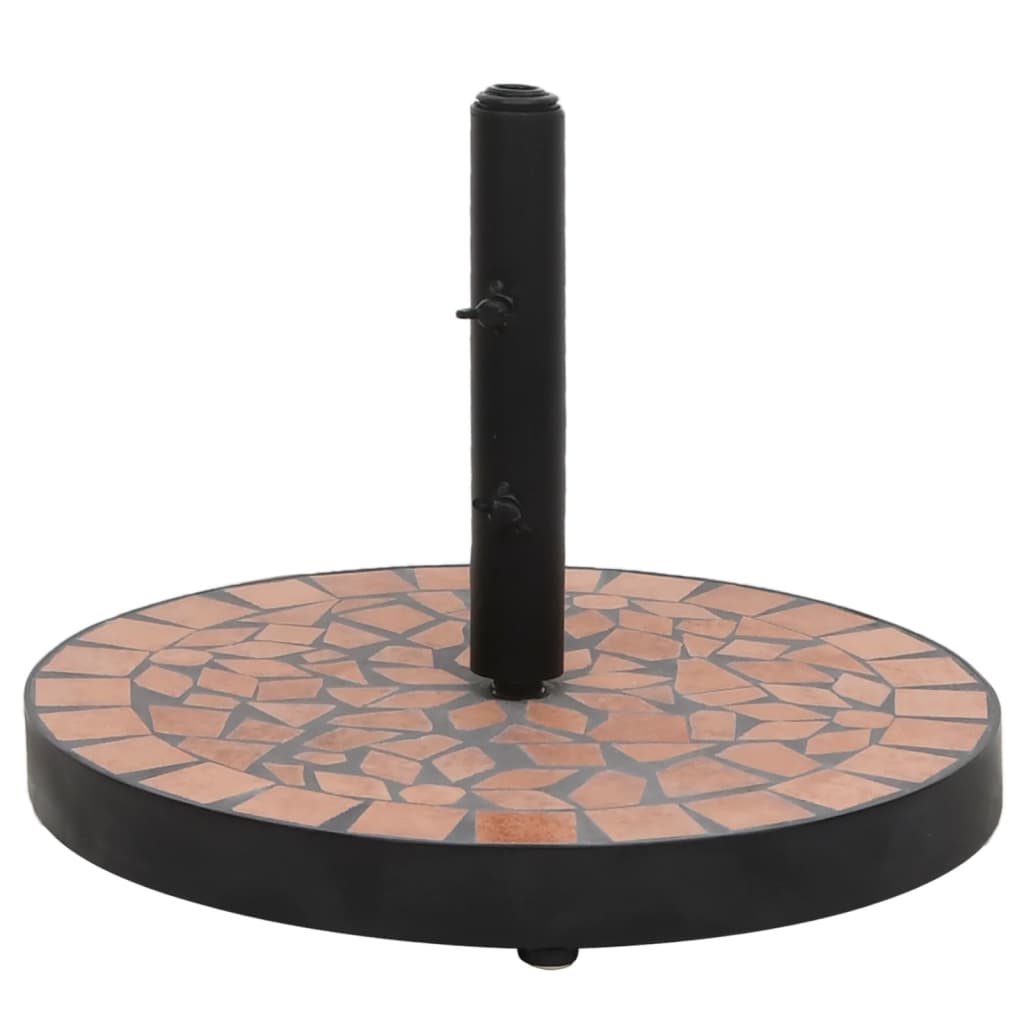 Parasol Base Terracotta Round 12 kg - Tyrell & Tyrell
