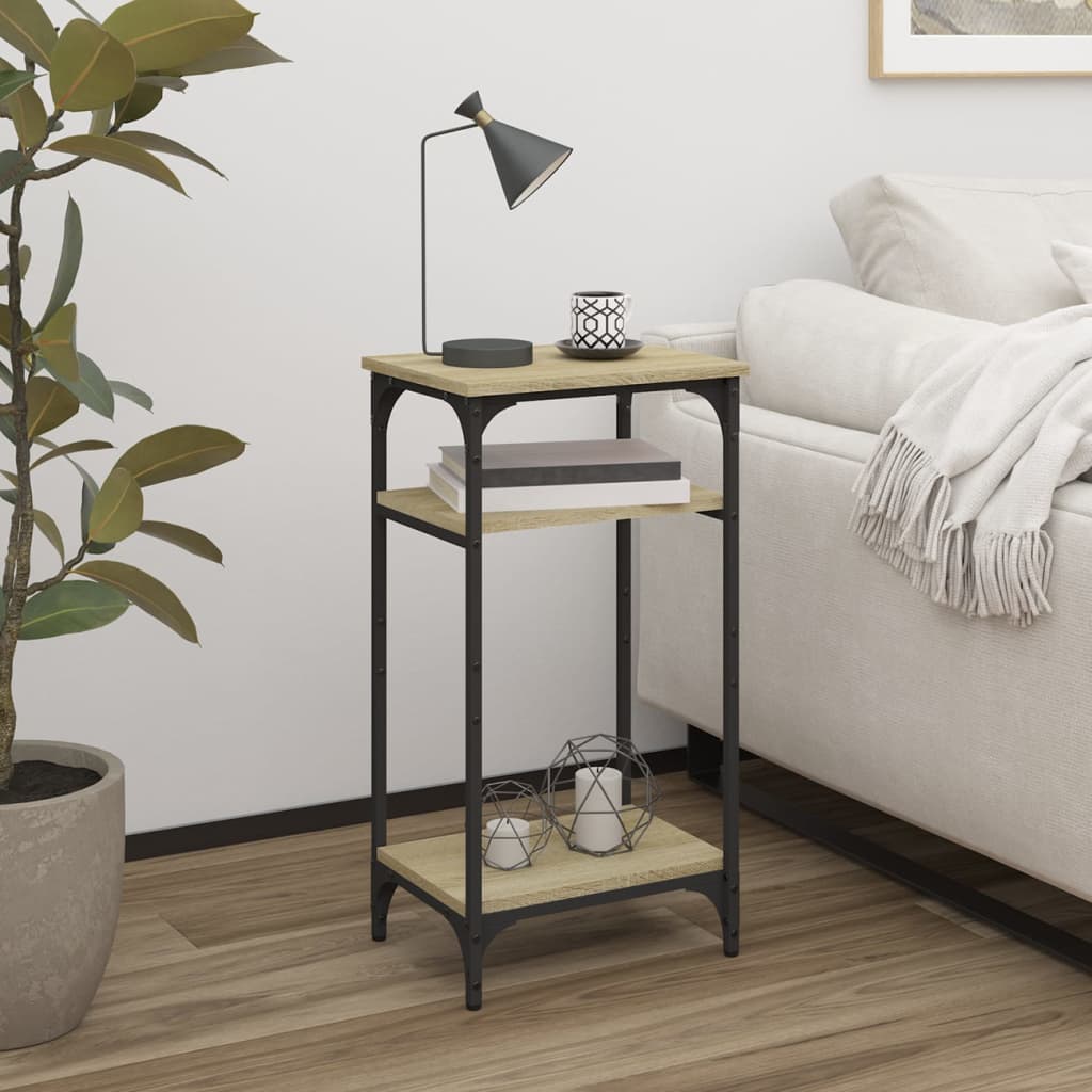 Side Table Sonoma Oak 40x30x75 cm Engineered Wood - Sid & Sam