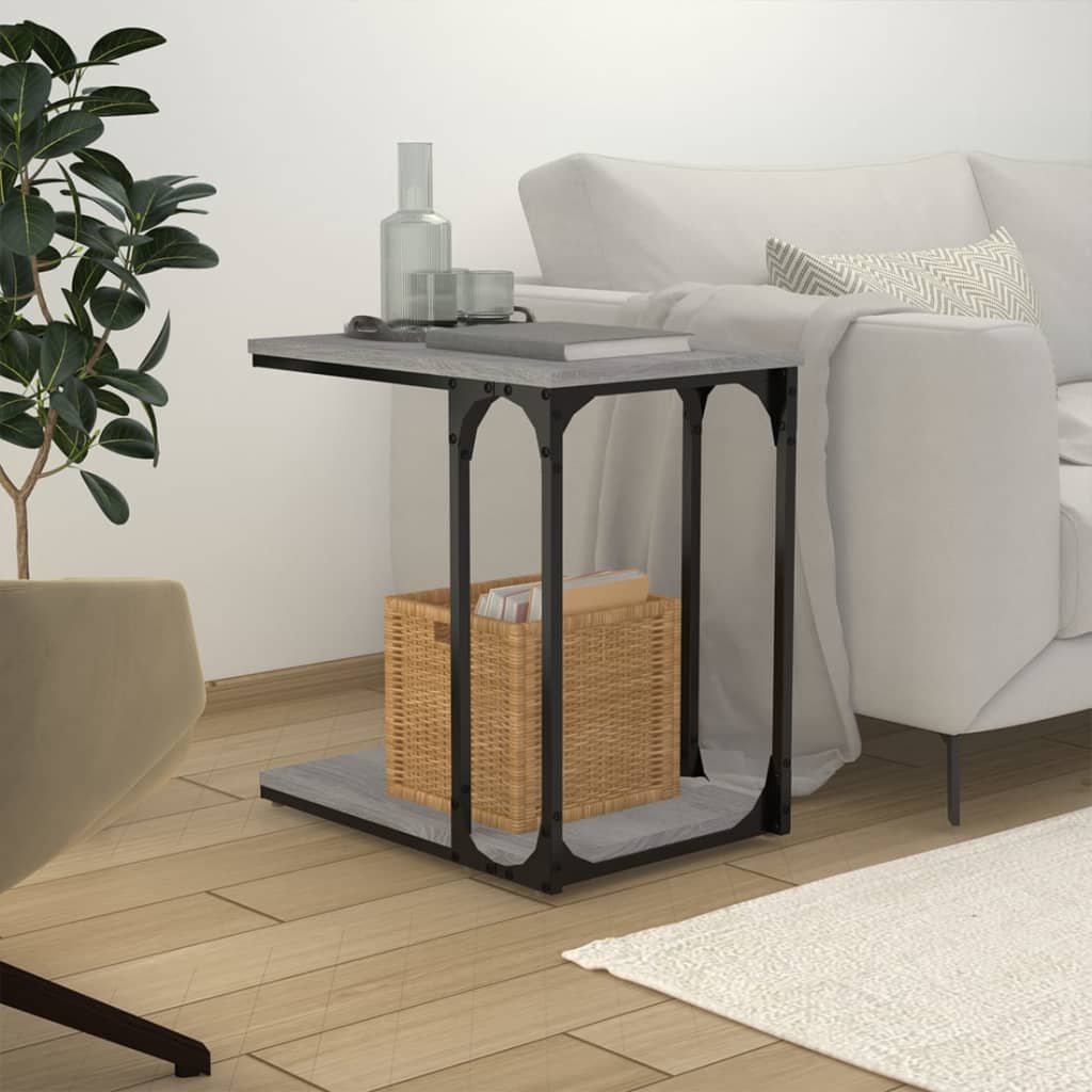 Side Table Grey Sonoma 50x35x52 cm Engineered Wood - Sid & Sam