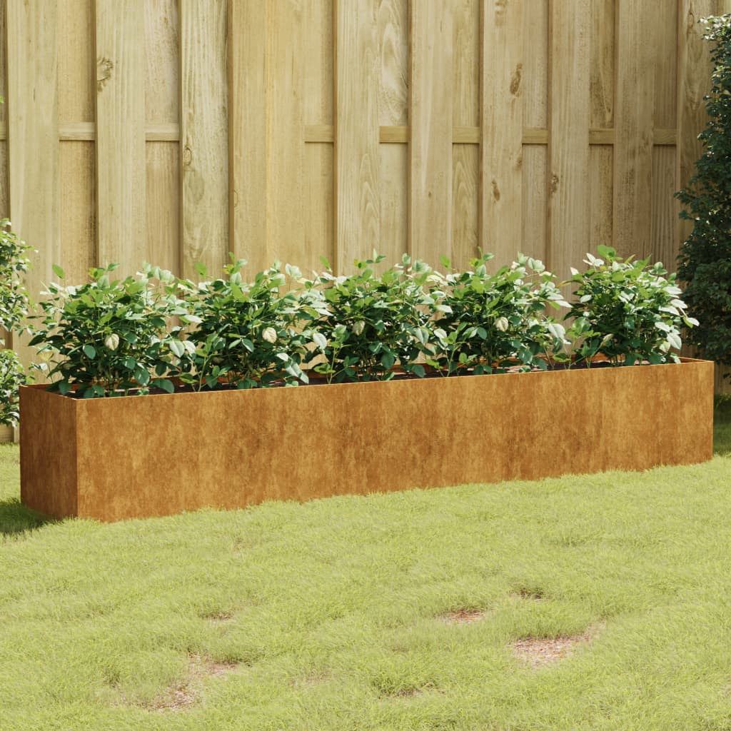 Garden Raised Bed 200x40x40 cm Corten Steel - Casper Homes