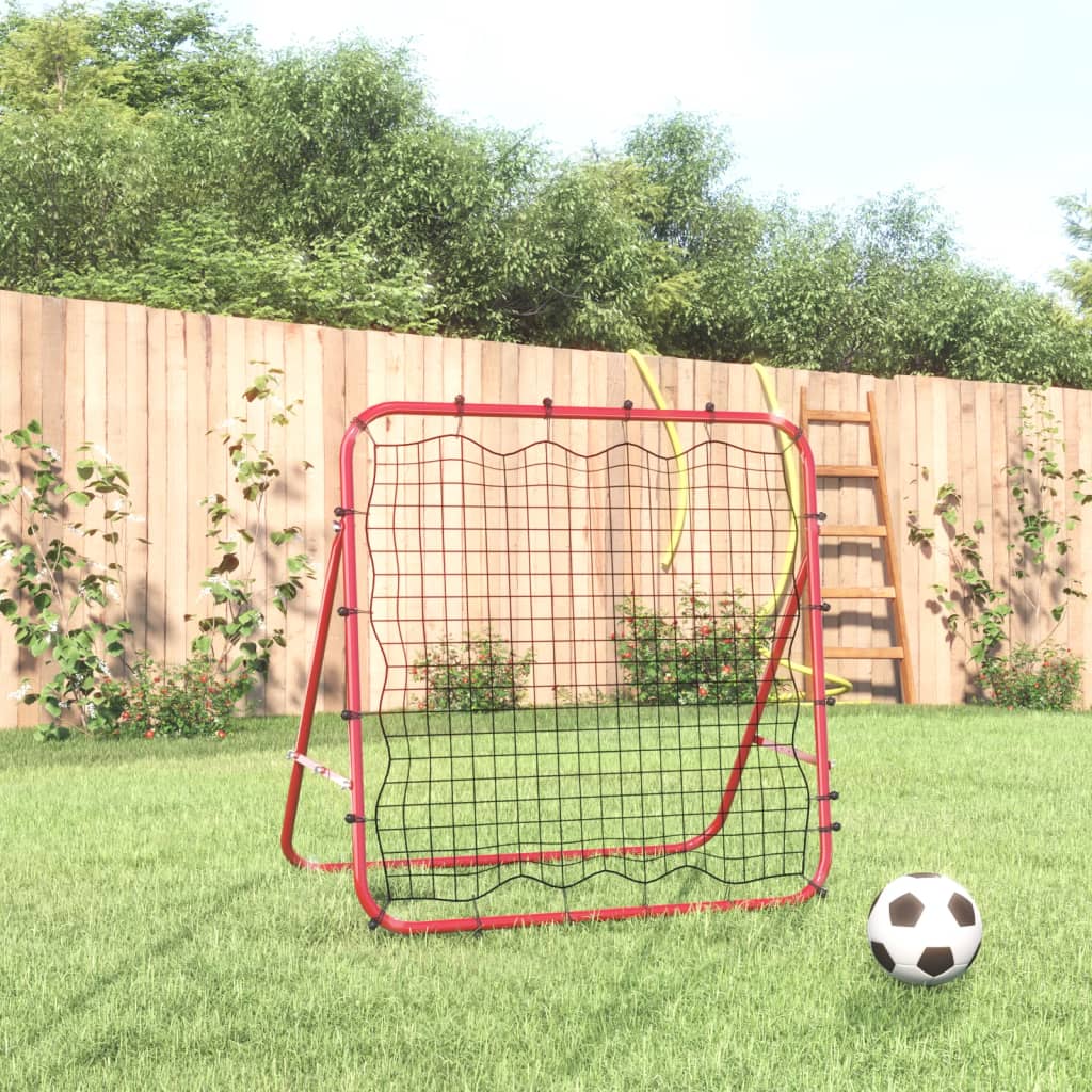Adjustable Football Kickback Rebounder 96x80x96 cm Steel and PE - Millennium Furniture