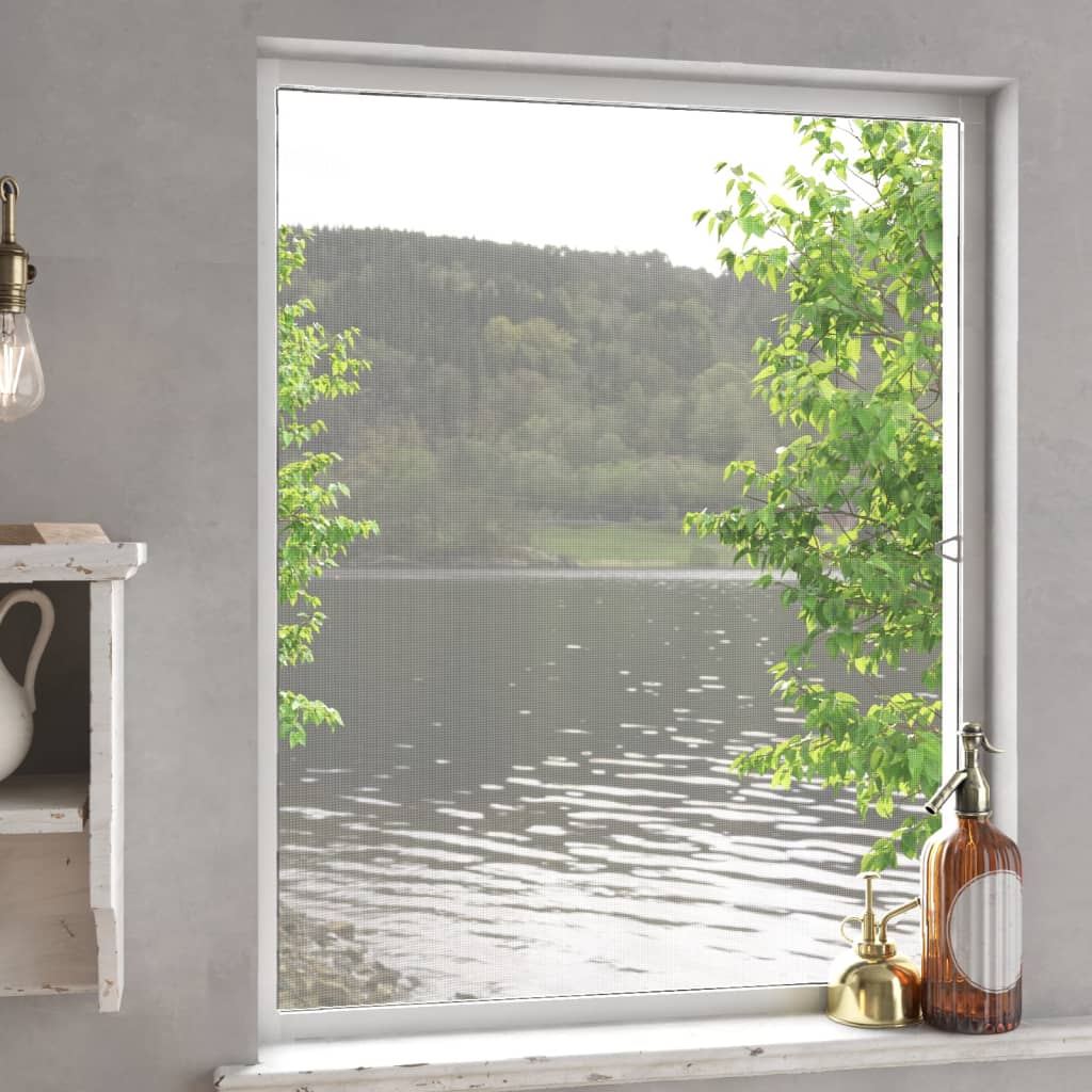 Insect Screen for Windows White 80x100 cm - Sid & Sam