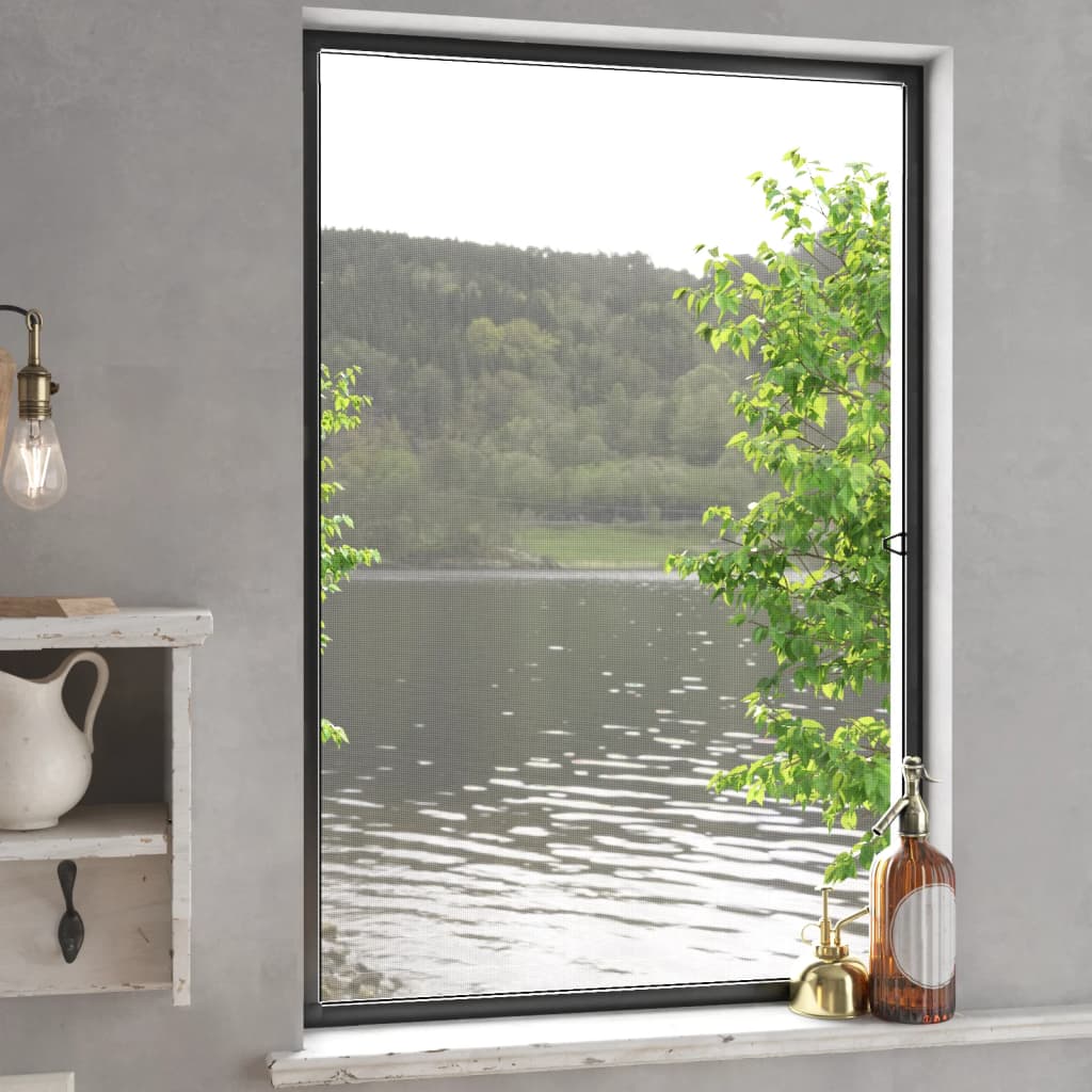 Insect Screen for Windows Anthracite 90x120 cm - Merlin Deals