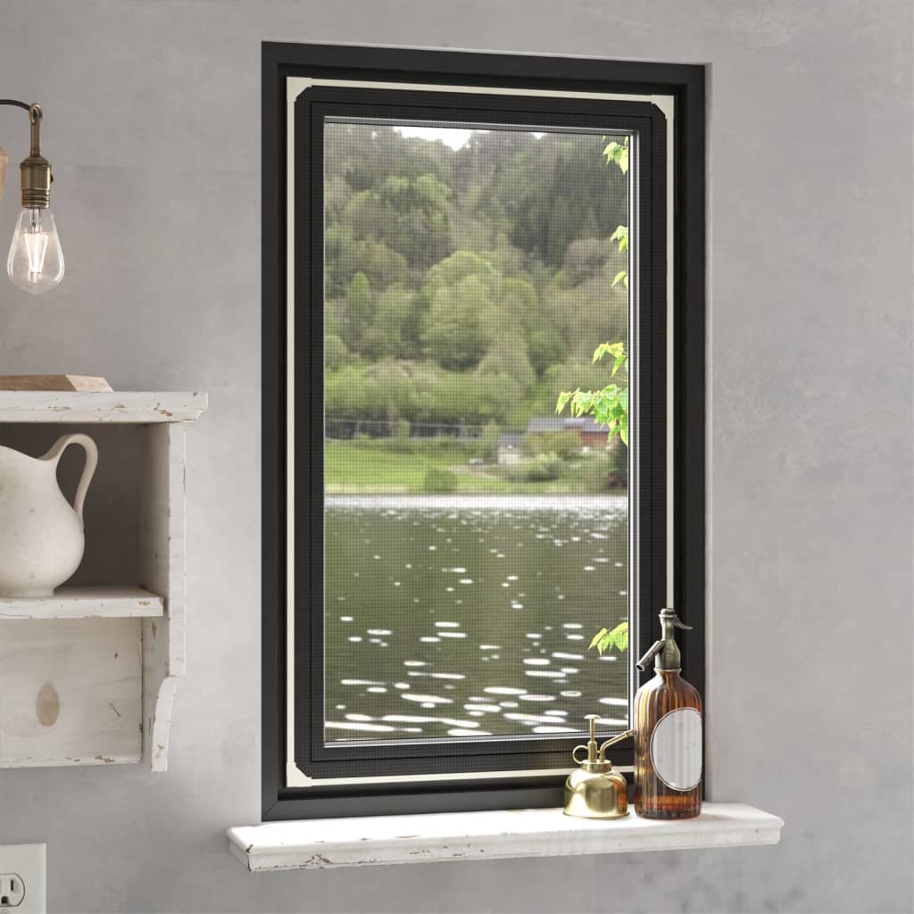 Magnetic Insect Screen for Windows White 80x140 cm - Sid & Sam