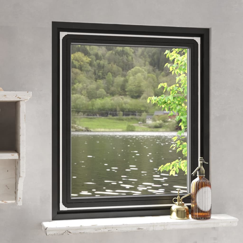 Magnetic Insect Screen for Windows White 100x120 cm - Unbeatable Bargains