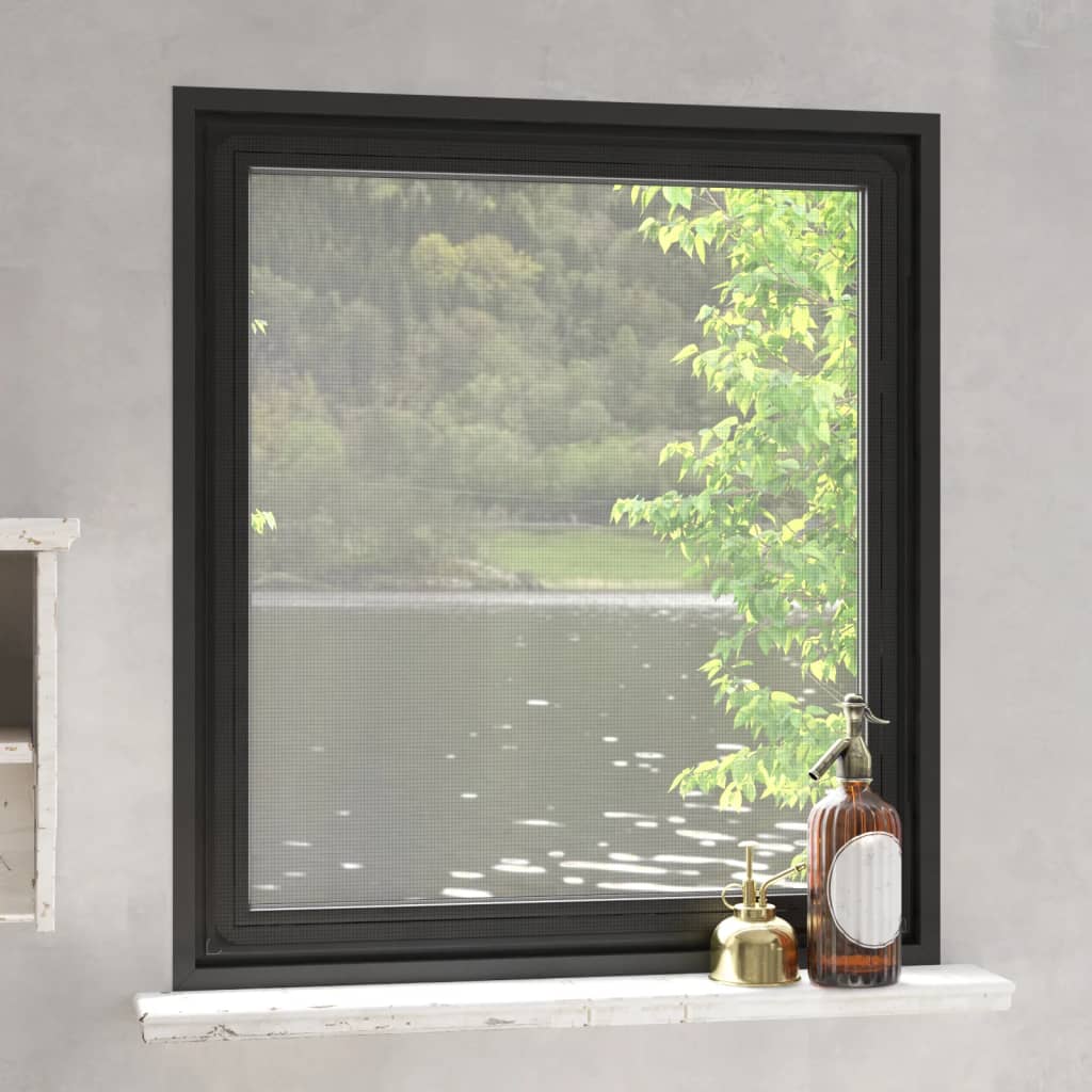 Magnetic Insect Screen for Windows Anthracite 120x140 cm - R and M Furniture