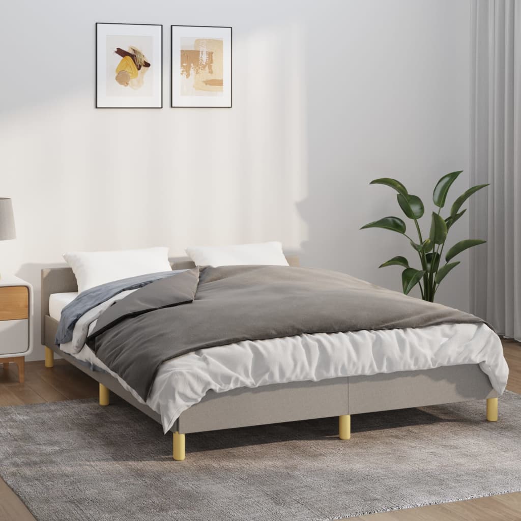 Weighted Blanket with Cover Grey 152x203 cm 7 kg Fabric - Decor Base