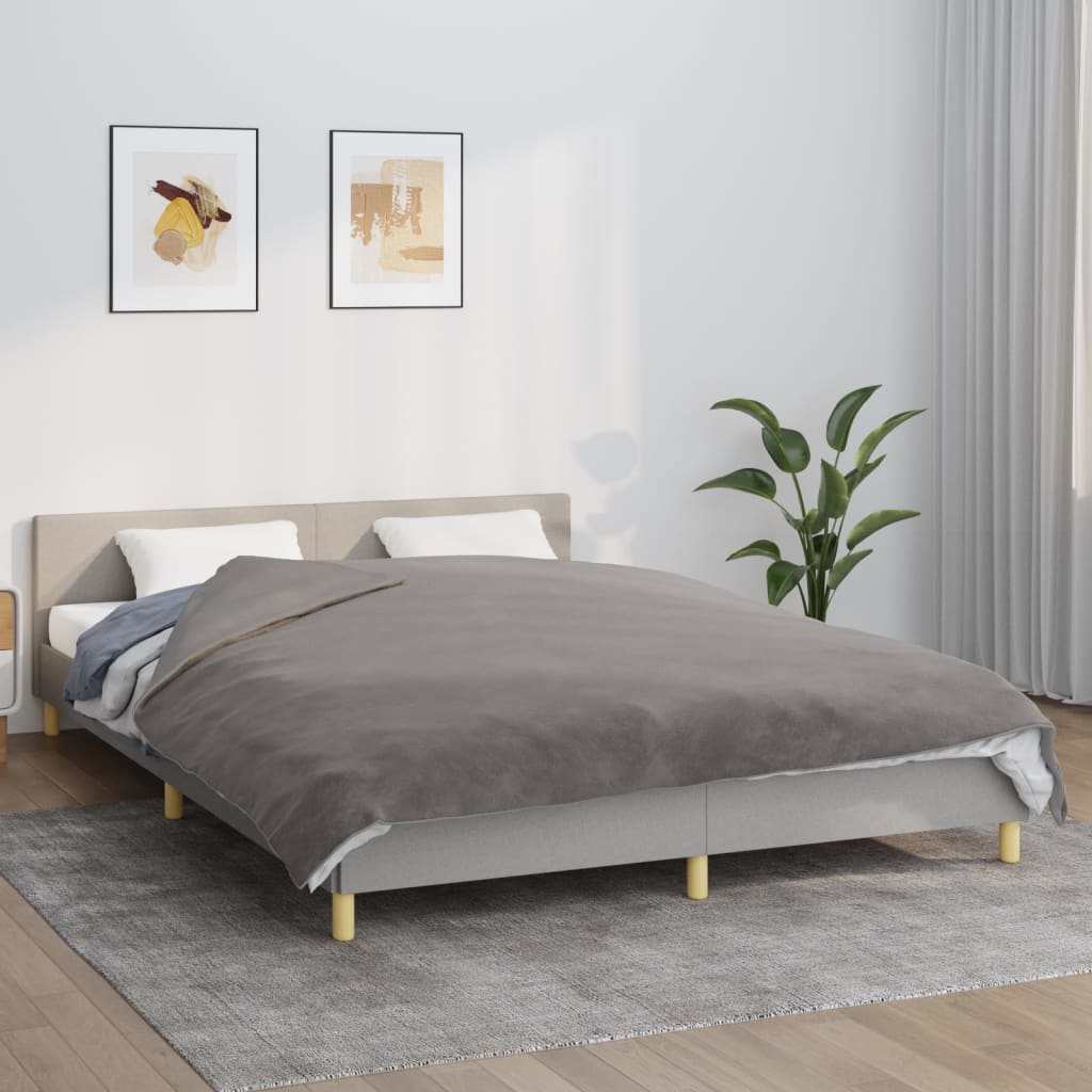 Weighted Blanket with Cover Grey 200x230 cm 13 kg Fabric - Direct Imports