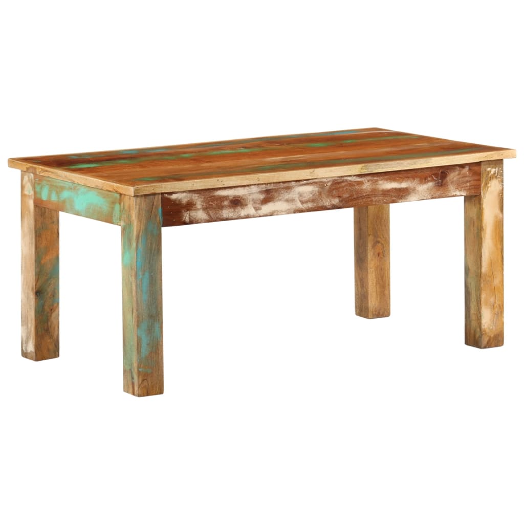 Coffee Table 100x55x45 cm Solid Wood Reclaimed - Discount Dealers