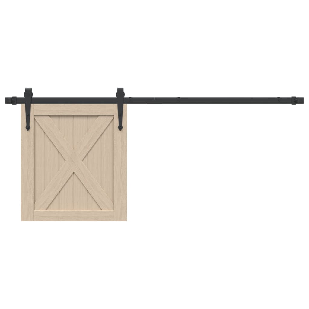 Mini Sliding Cabinet Door Kit Black 122 cm Carbon Steel - Merkel Designers