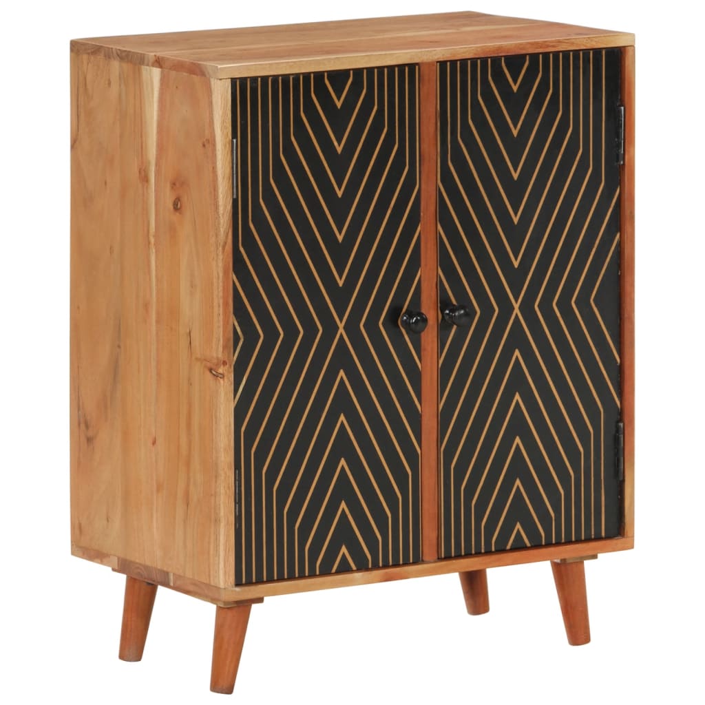 Sideboard 60x35x74 cm Solid Wood Acacia - Decor Base
