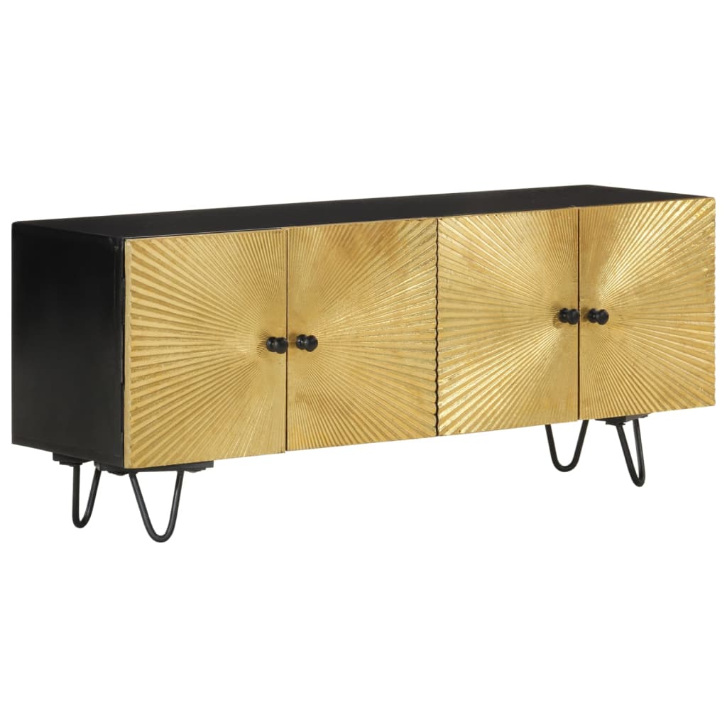 TV Cabinet 110x30x45 cm Solid Wood Mango - Merkel Designers