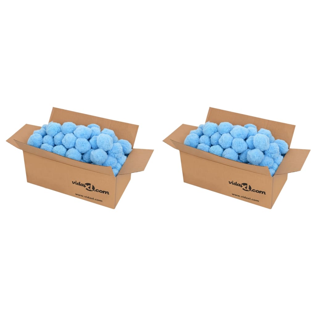 Anti Bacteria Pool Filter Balls Blue 1400 g Polyethylene - Unbeatable Bargains