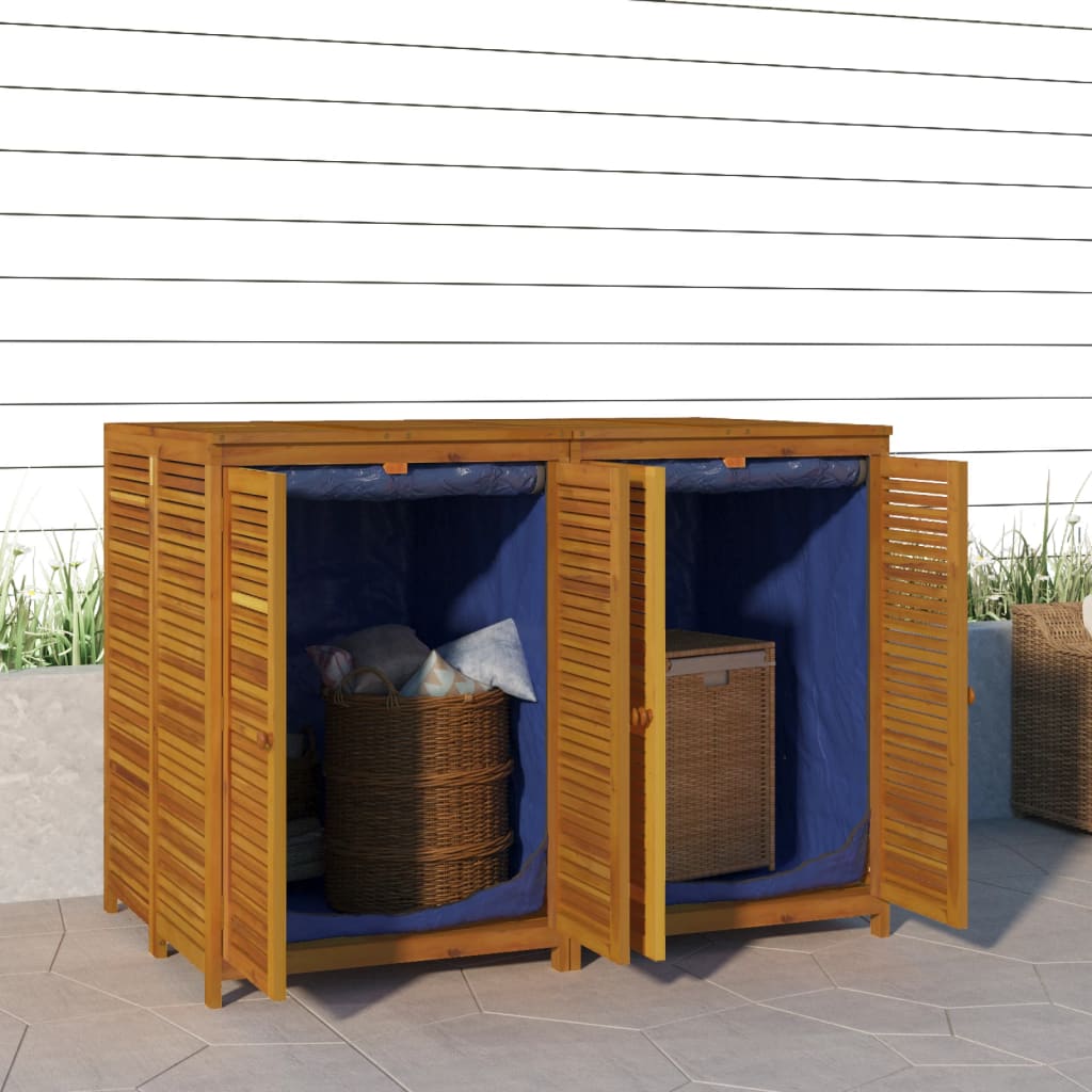 Garden Storage Box 140x87x104 cm Solid Wood Acacia - All Things Good