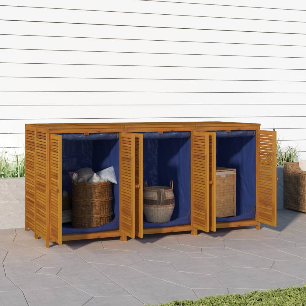 Garden Storage Box 210x87x104 cm Solid Wood Acacia - Style and Chic