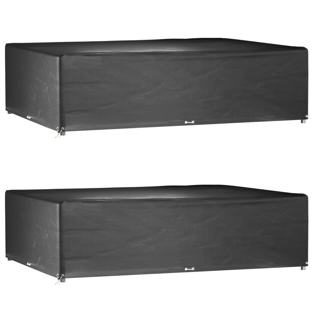 Garden Furniture Covers 2 pcs 16 Eyelets 300x200x75 cm Rectangular - Merlin Deals