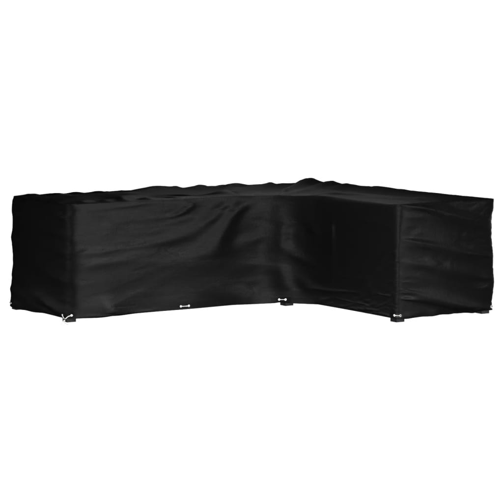 L-Shaped Garden Furniture Cover 16 Eyelets 260x210x80 cm - Brittle & Co