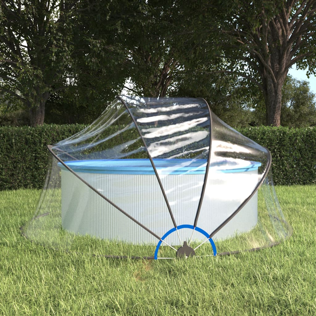 Pool Dome Round 315x158 cm PVC - Sid & Sam