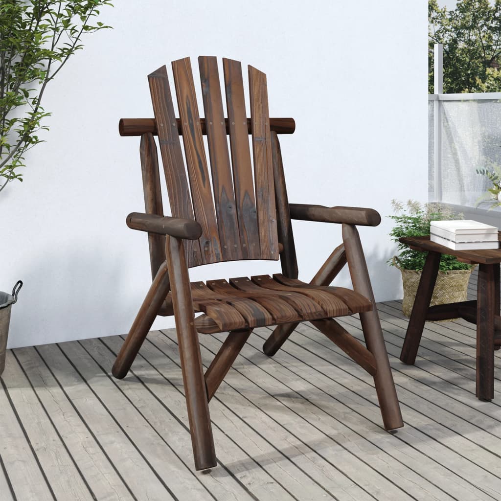 Garden Chair 68x86x103 cm Solid Wood Spruce - Sid & Sam
