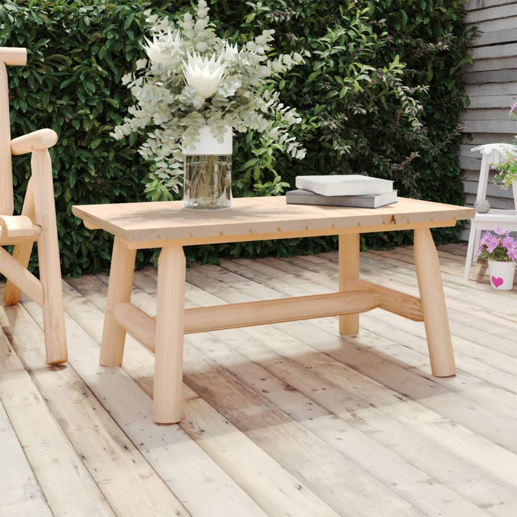 Coffee Table 90x50x41 cm Solid Wood Spruce - Tyrell & Tyrell