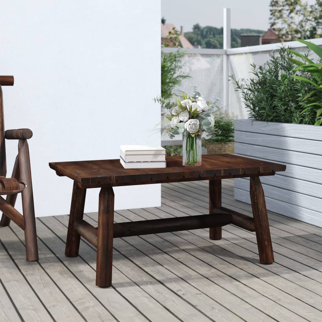 Coffee Table 90x50x41 cm Solid Wood Spruce - Style and Chic